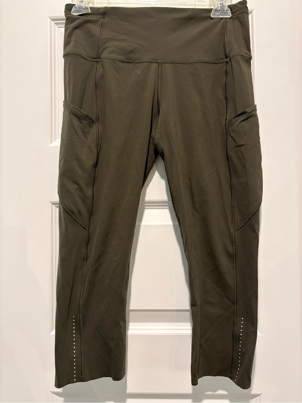 lululemon athletica Olive Green Side-Pocket Leggings